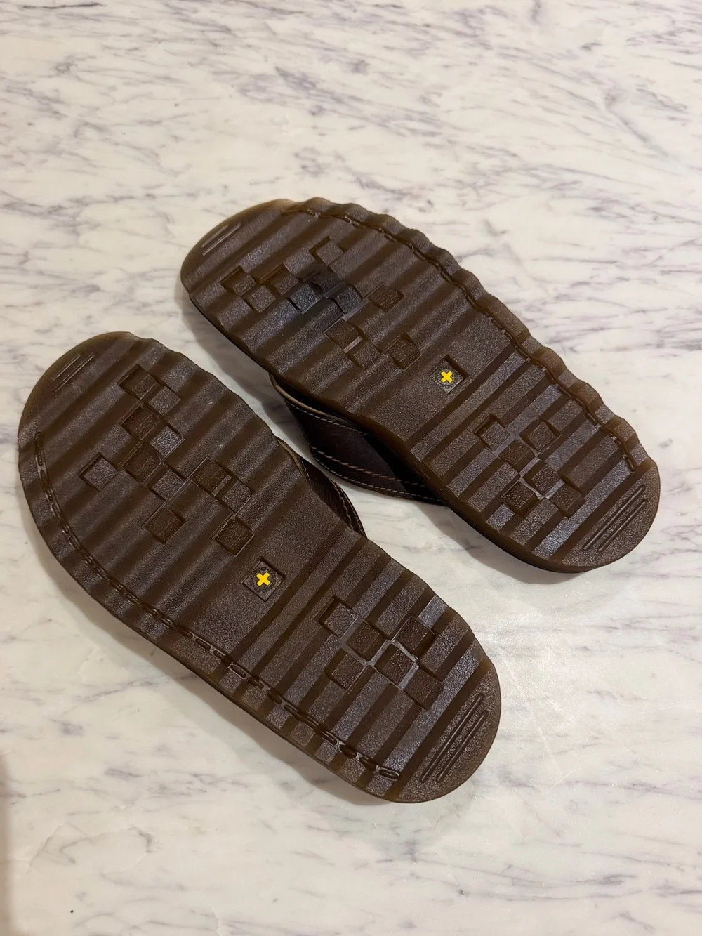 Dr. Martens Airwave Brown Leather Flip Flops Men’s Size 9 New